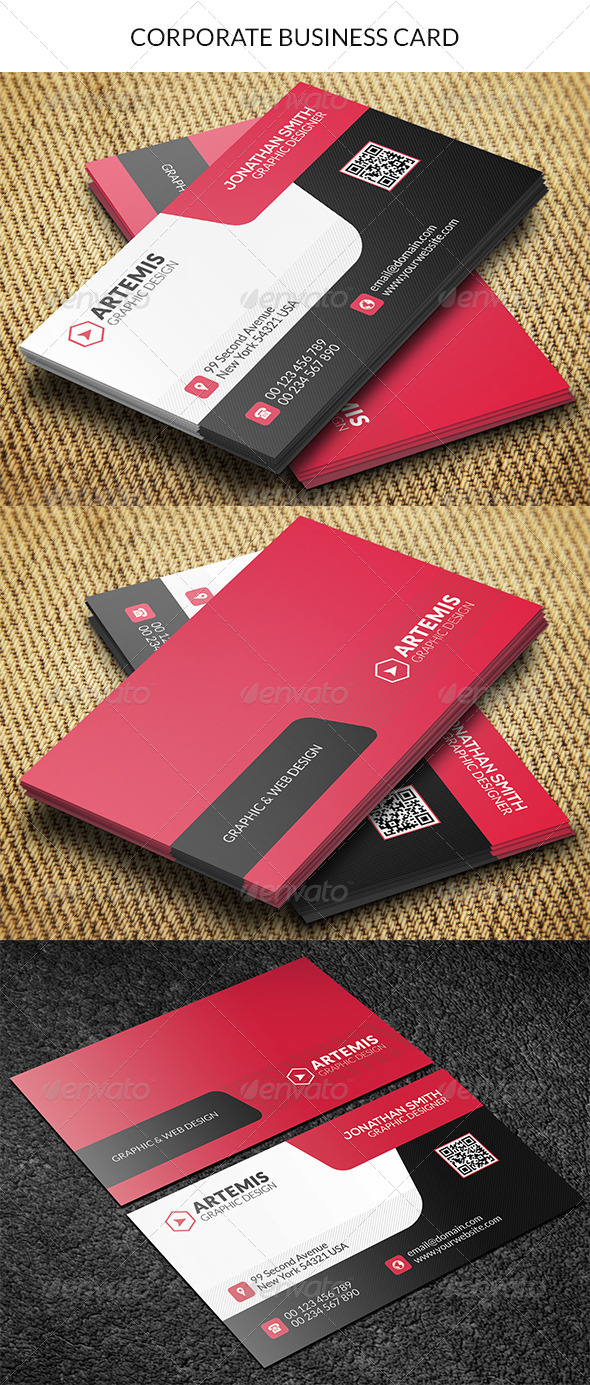 GraphicRiver Corporate Business Card 8771405 GraphicRiver Corporate Business Card 8771405