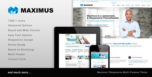 ThemeForest Maximus Multipurpose Business Template 8771500 ThemeForest Maximus Multipurpose Business Template 8771500