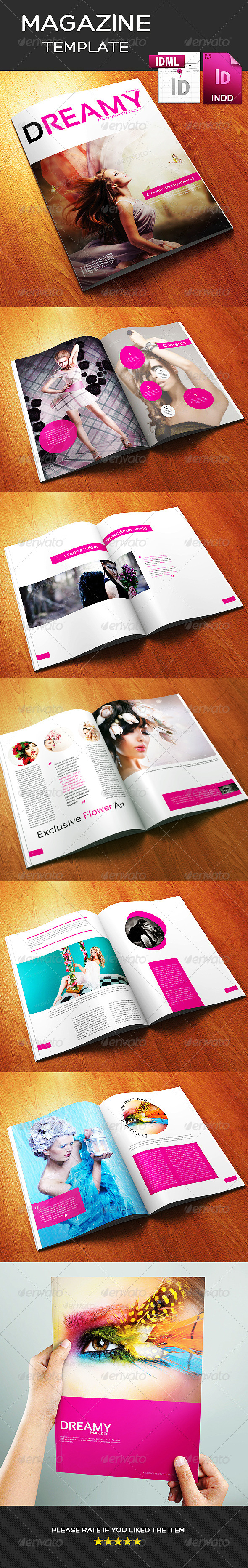 GraphicRiver 12 Page A3 Size Indesign Dreamy Fashion Magazine 8757079 GraphicRiver 12 Page A3 Size Indesign Dreamy Fashion Magazine 8757079