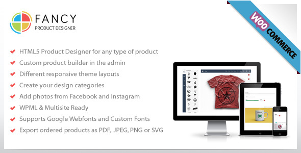 Fancy Product Designer - WooCommerce plugin - CodeCanyon Item for Sale