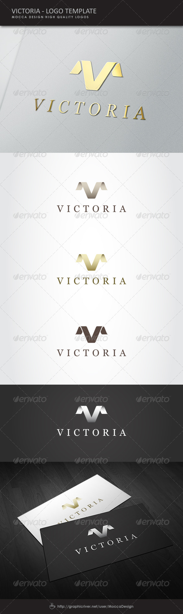 Victoria Exclusive Logo - Letters Logo Templates