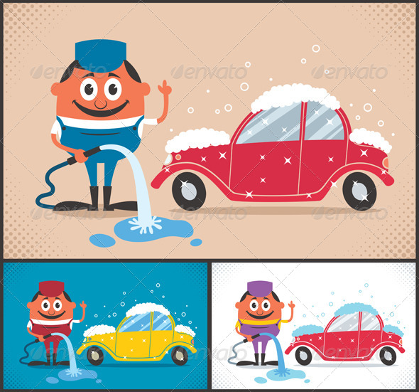 GraphicRiver Car Wash 8773345 GraphicRiver Car Wash 8773345
