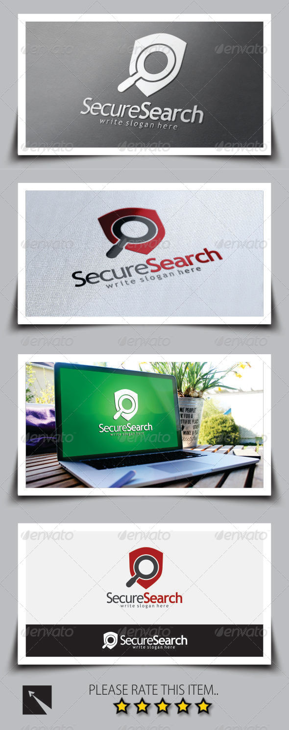 GraphicRiver Secure Search Logo Template 8774491 GraphicRiver Secure Search Logo Template 8774491