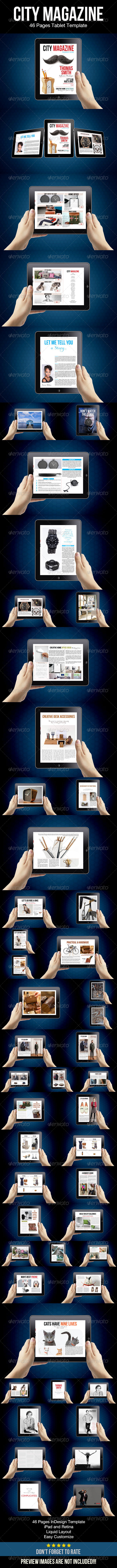 GraphicRiver City Magazine Tablet Template 8774519 GraphicRiver City Magazine Tablet Template 8774519