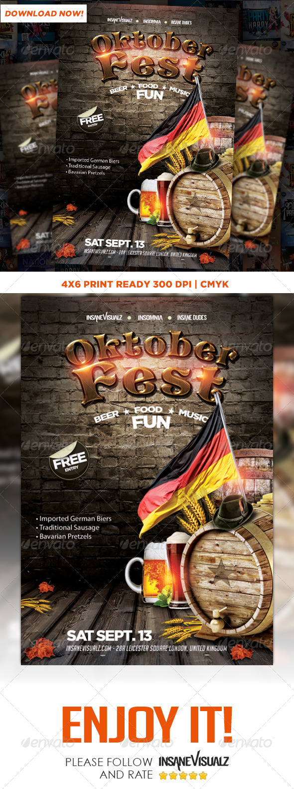 GraphicRiver OktoberFest 2014 Flyer 8760621 GraphicRiver OktoberFest 2014 Flyer 8760621