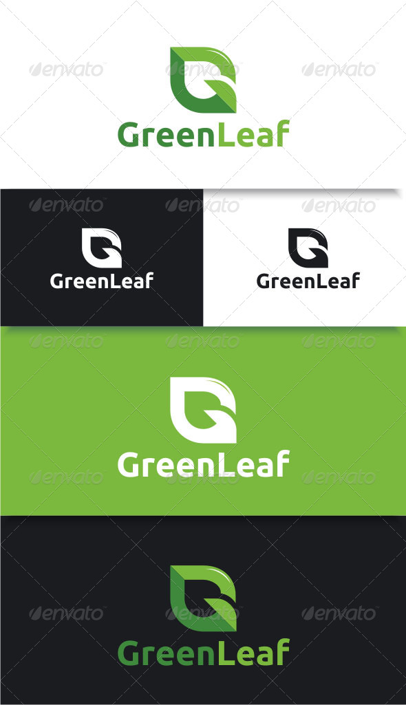 GraphicRiver Green Leaf Letter G Logo 8776987 GraphicRiver Green Leaf Letter G Logo 8776987