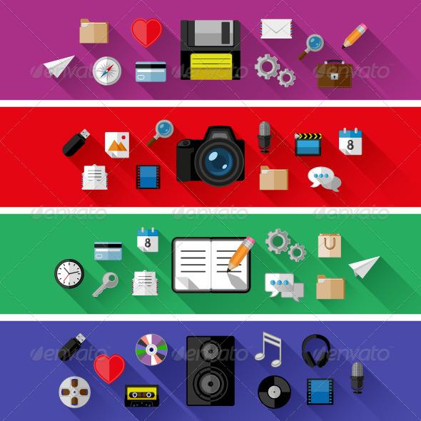 GraphicRiver Set of Web and Business Concepts 8777515 GraphicRiver Set of Web and Business Concepts 8777515