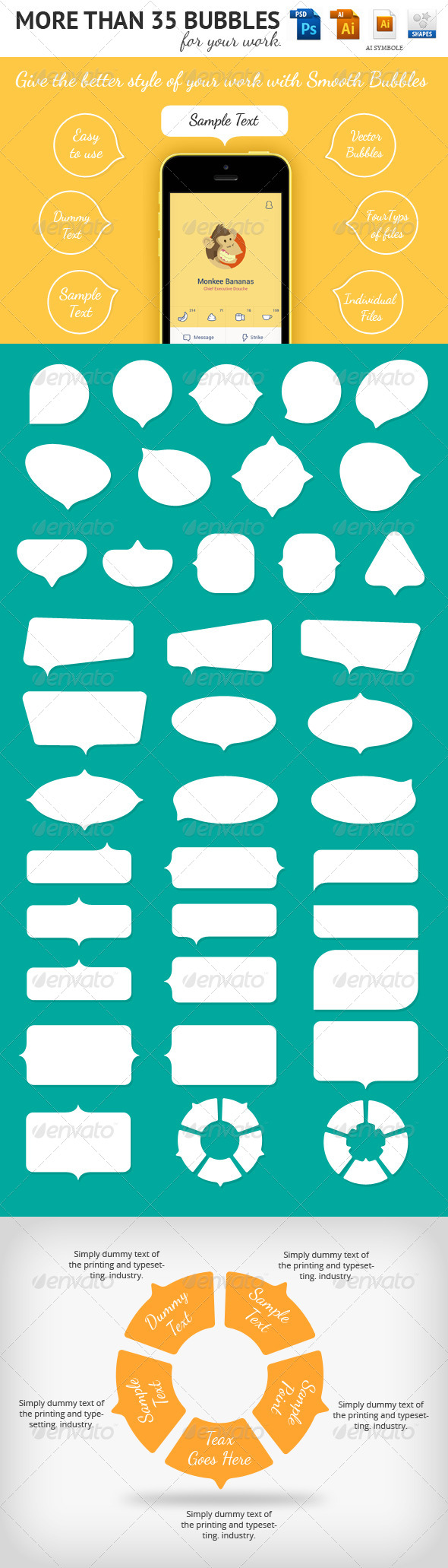 GraphicRiver Smooth Speech Bubbles 8765370 GraphicRiver Smooth Speech Bubbles 8765370