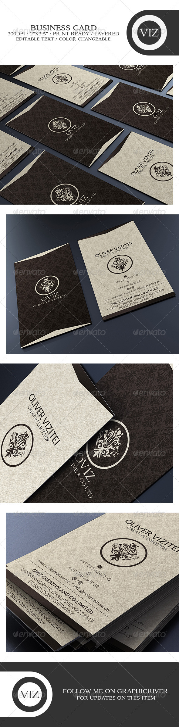 GraphicRiver Elegant Business Card 8779363 GraphicRiver Elegant Business Card 8779363