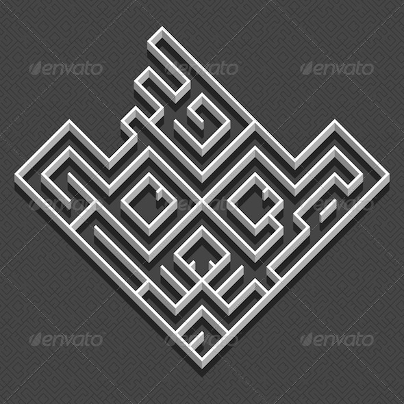 GraphicRiver Labyrinth Animal Face 8780457 GraphicRiver Labyrinth Animal Face 8780457