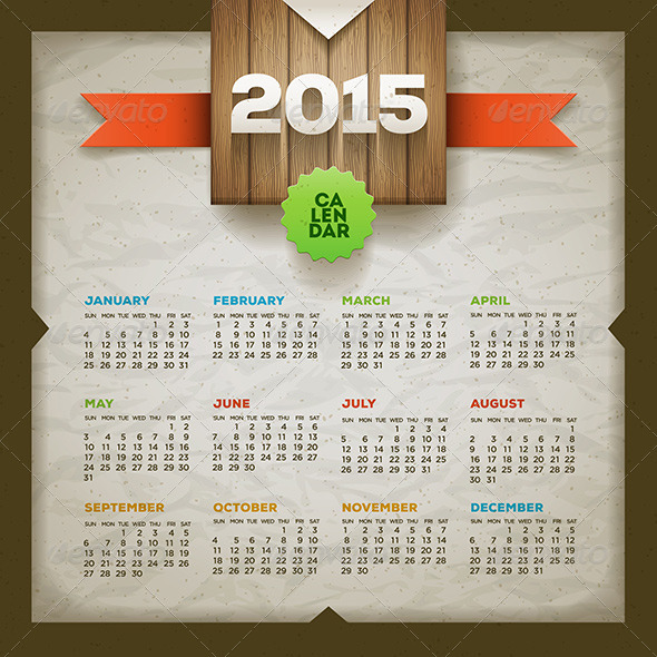 Calendar 2015