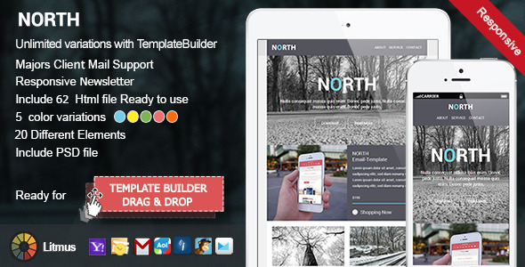 ThemeForest North Responsive Email & Template Builder 8781531 ThemeForest North Responsive Email & Template Builder 8781531