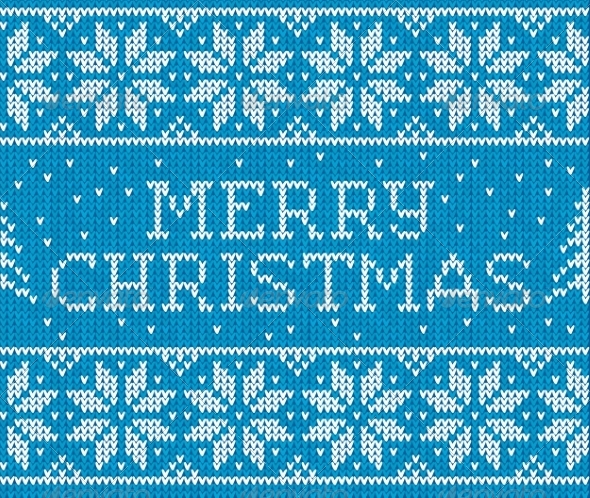 GraphicRiver Merry Christmas Knitted Pattern 8781729 GraphicRiver Merry Christmas Knitted Pattern 8781729