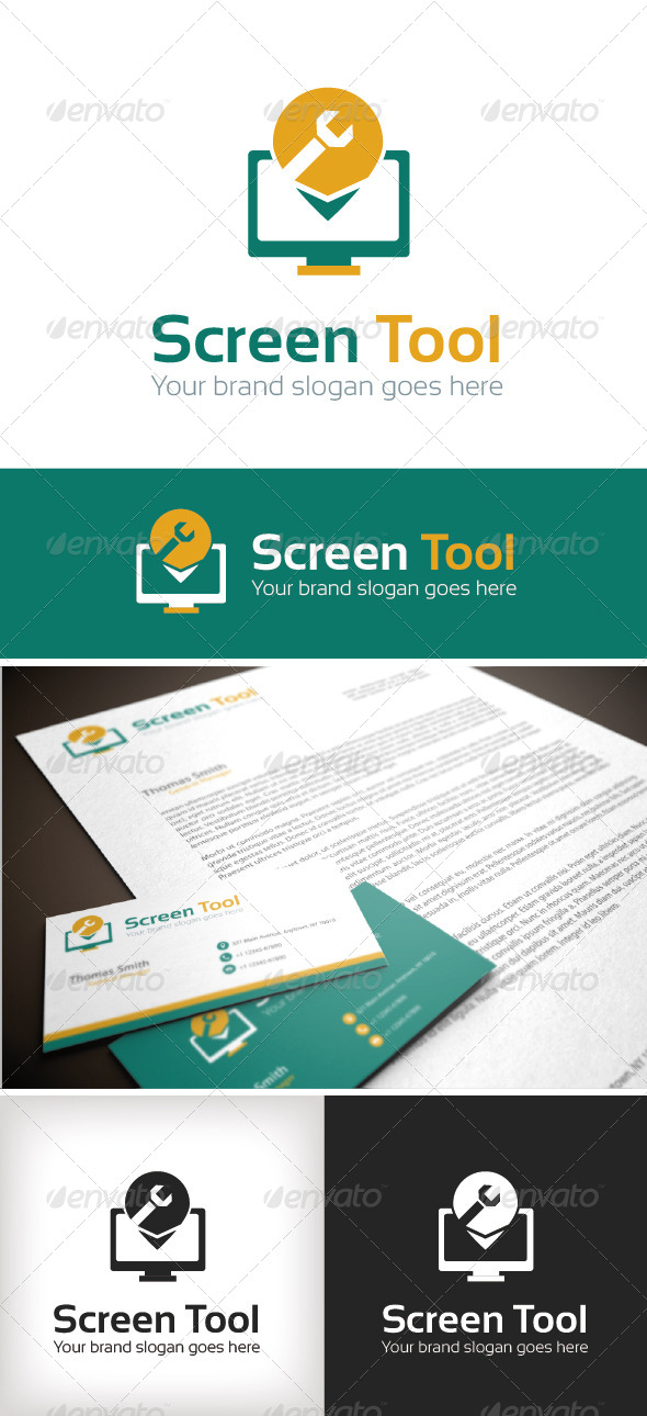 GraphicRiver Screen Tool Logo Template 8782047 GraphicRiver Screen Tool Logo Template 8782047