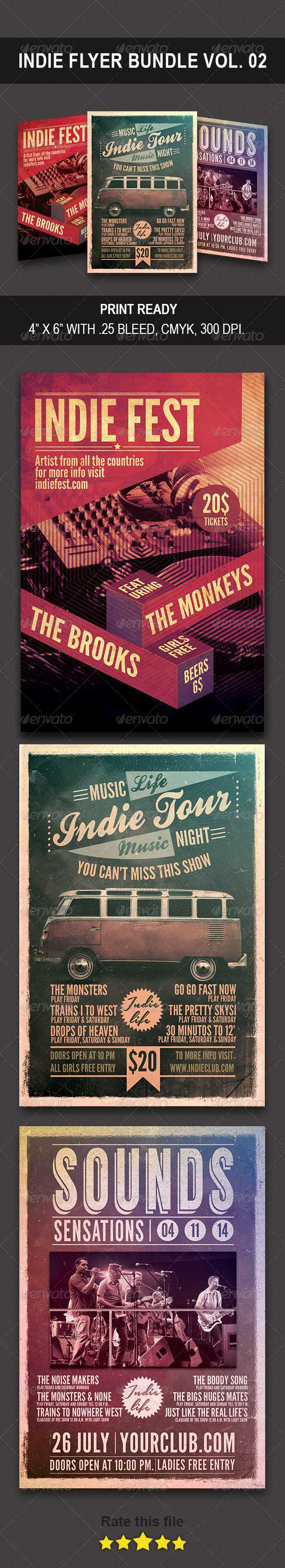 GraphicRiver Indie Bundle Flyer Vol 0.2 8772111 GraphicRiver Indie Bundle Flyer Vol 0.2 8772111