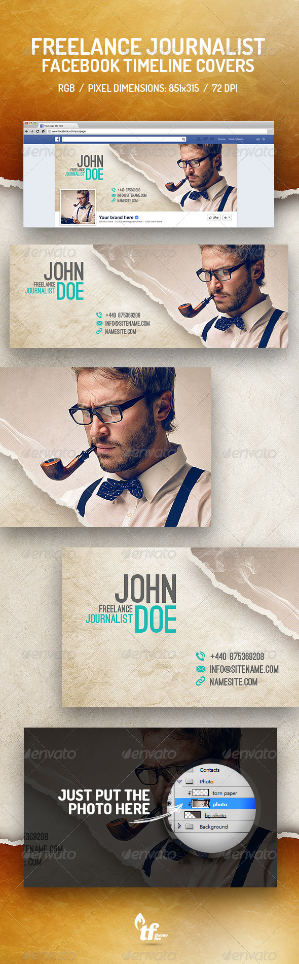 GraphicRiver Freelance Journalist Timeline Covers 8782913 GraphicRiver Freelance Journalist Timeline Covers 8782913