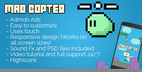 CodeCanyon Mad Copter with Admob Avoidance Game & Interstitials Leaderboards 8713891 CodeCanyon Mad Copter with Admob Avoidance Game & Interstitials Leaderboards 8713891