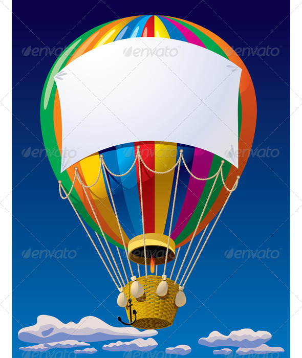 GraphicRiver Air Balloon in the Sky 8784949 GraphicRiver Air Balloon in the Sky 8784949