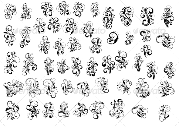 GraphicRiver Retro Floral Design Elements and Flourishes 8786961 GraphicRiver Retro Floral Design Elements and Flourishes 8786961