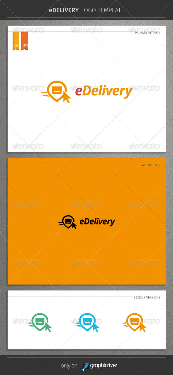GraphicRiver eDelivery Logo 8787144 GraphicRiver eDelivery Logo 8787144