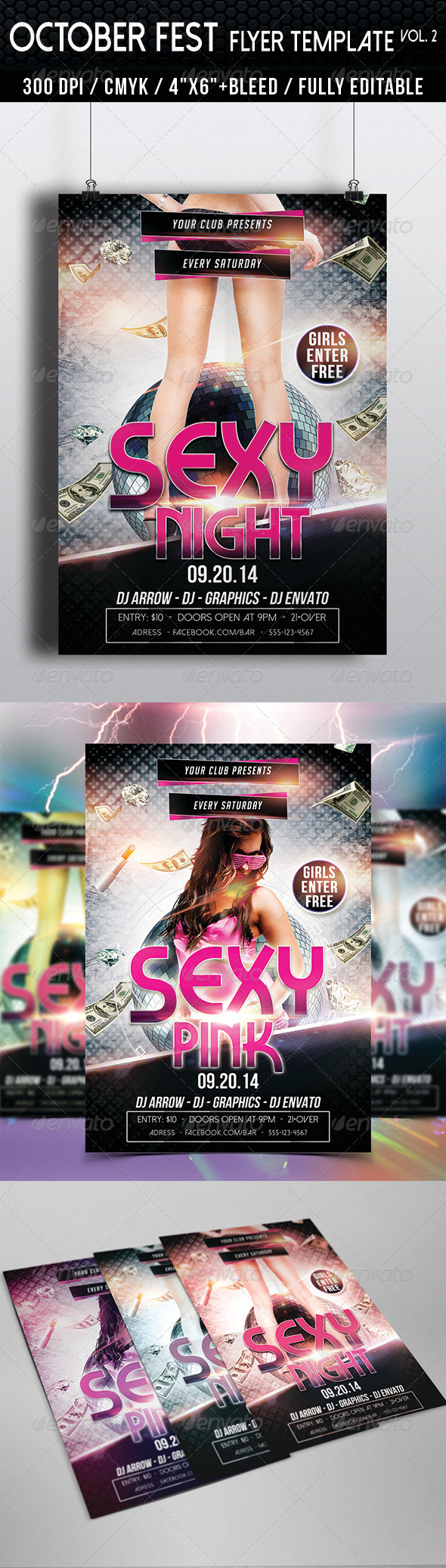 Sexy Night Flyer Template (Clubs & Parties)