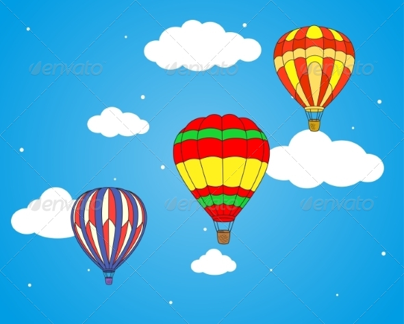 GraphicRiver Air Balloons and Clouds Wallpaper 8787990 GraphicRiver Air Balloons and Clouds Wallpaper 8787990