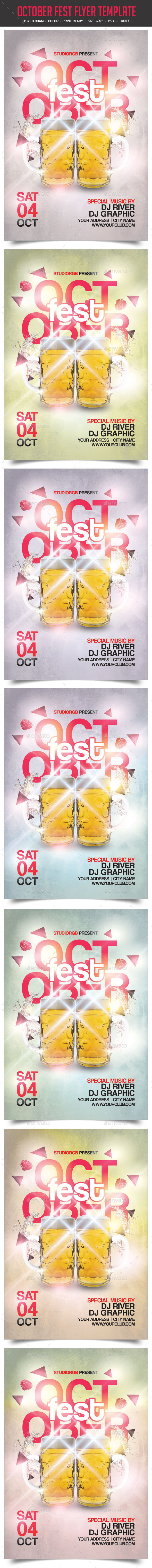 October Fest Flyer Template (Events)