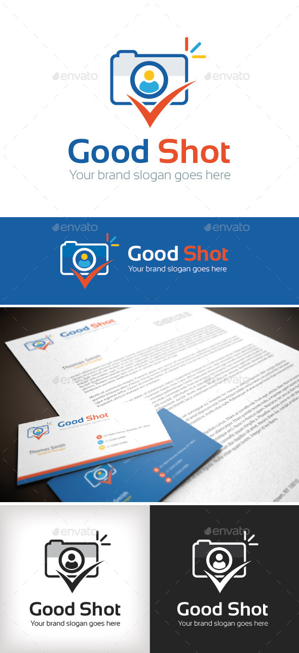 GraphicRiver Good Shot Logo Template 8790105 GraphicRiver Good Shot Logo Template 8790105