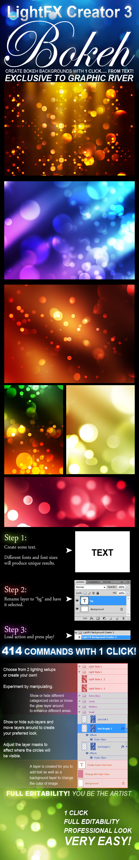 LightFX Background Creator 3 (Bokeh) - Utilities Actions