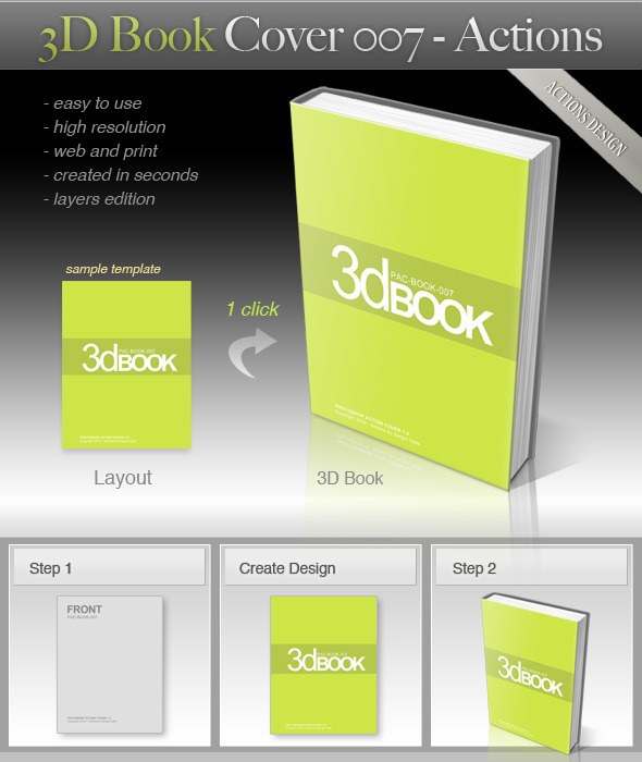 3D Book Cover 007