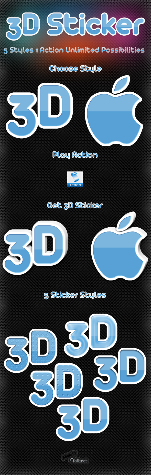 3D Sticker