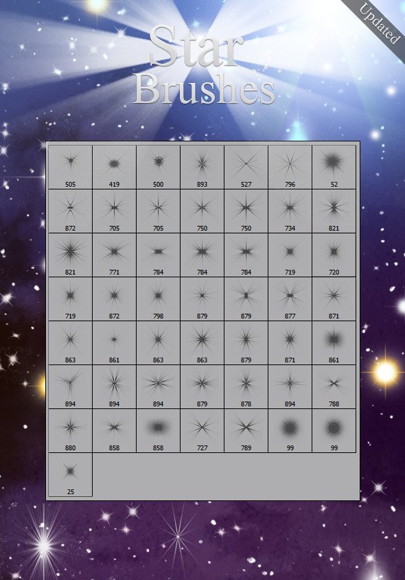 Star Brushes - Brushes Photoshop