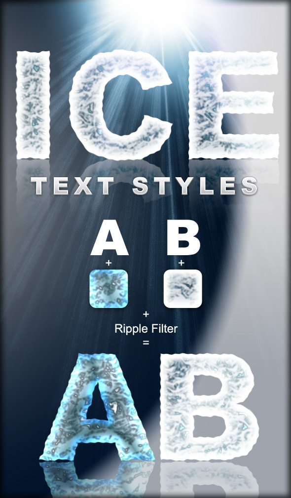 Ice Text Styles