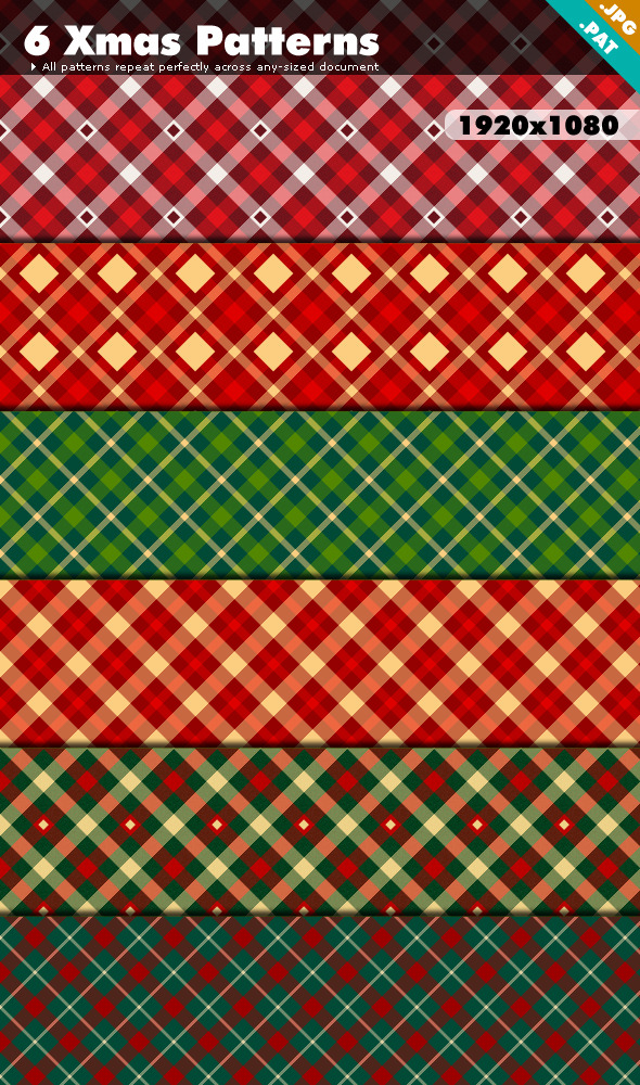 Xmas Patterns Pack 1