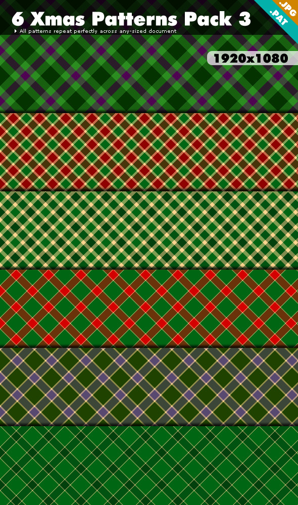 Xmas Patterns Pack 3