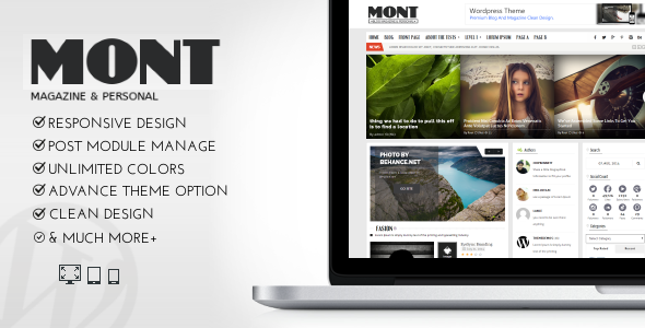 ThemeForest MONT WP Theme Magazine & Personals 7758127 ThemeForest MONT WP Theme Magazine & Personals 7758127