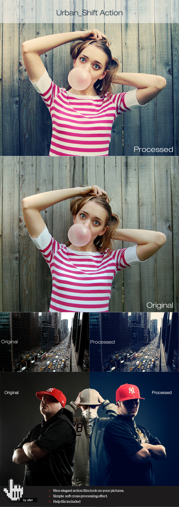 Urban Shift Action - Photo Effects Actions