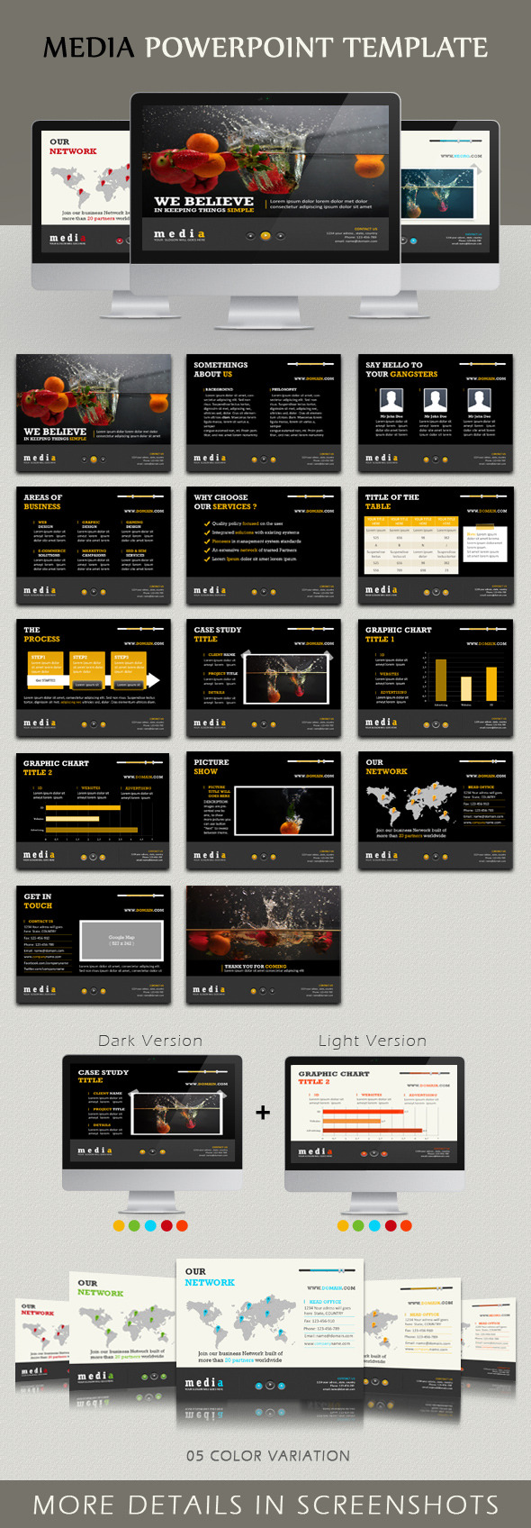 Media Powerpoint Template Media Powerpoint Template