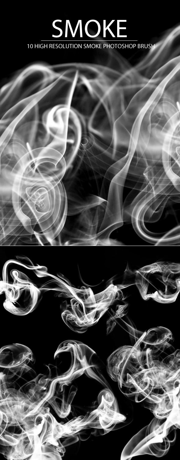 Realistic Smoke Photoshop Brushes - Brushes Photoshop