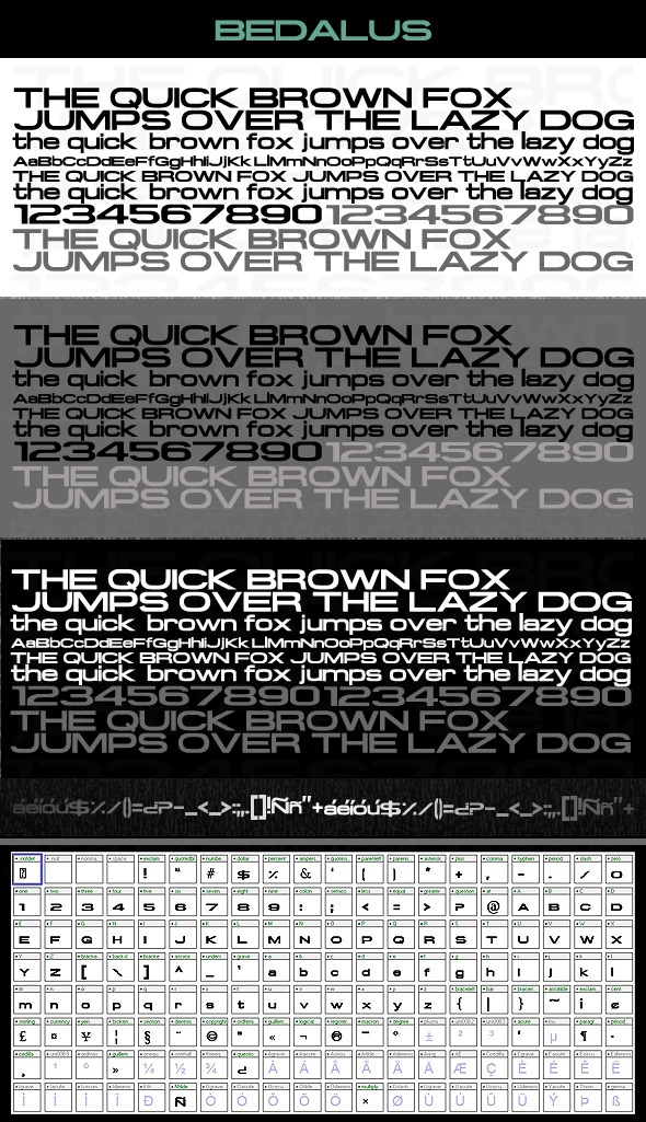 Bedalus Font - Sans-Serif Fonts
