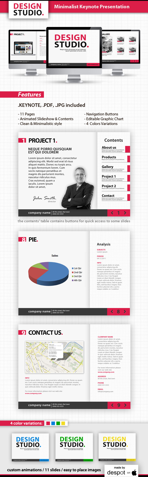 Minimalist Keynote Template Minimalist Keynote Template
