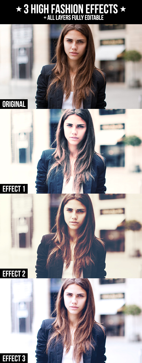 3 High Fashion Effects 3 High Fashion Effects