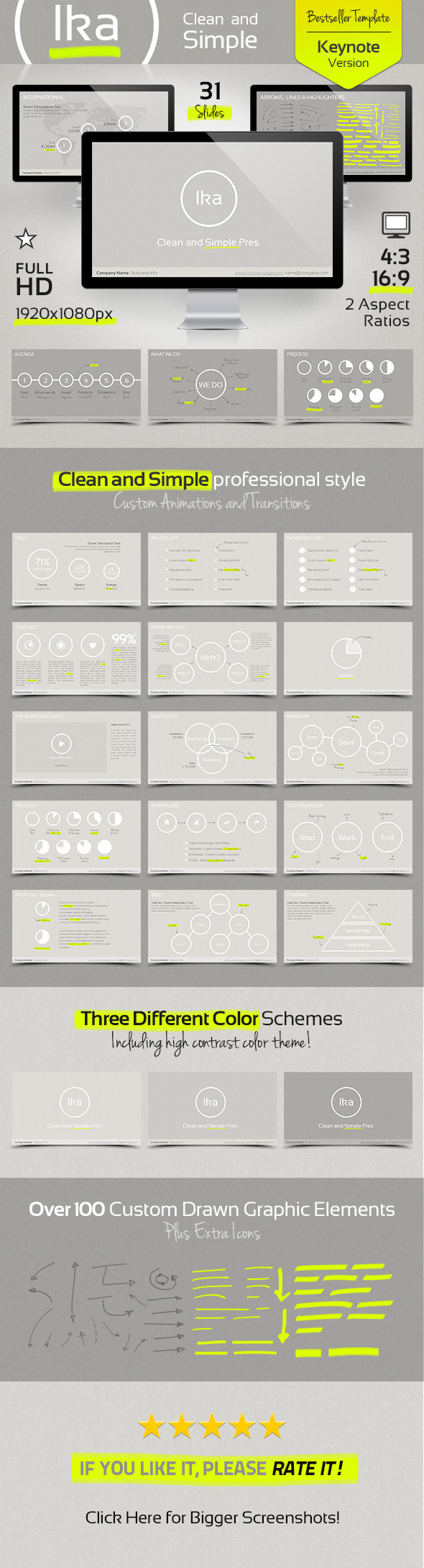 Ika - Clean and Simple Keynote Template