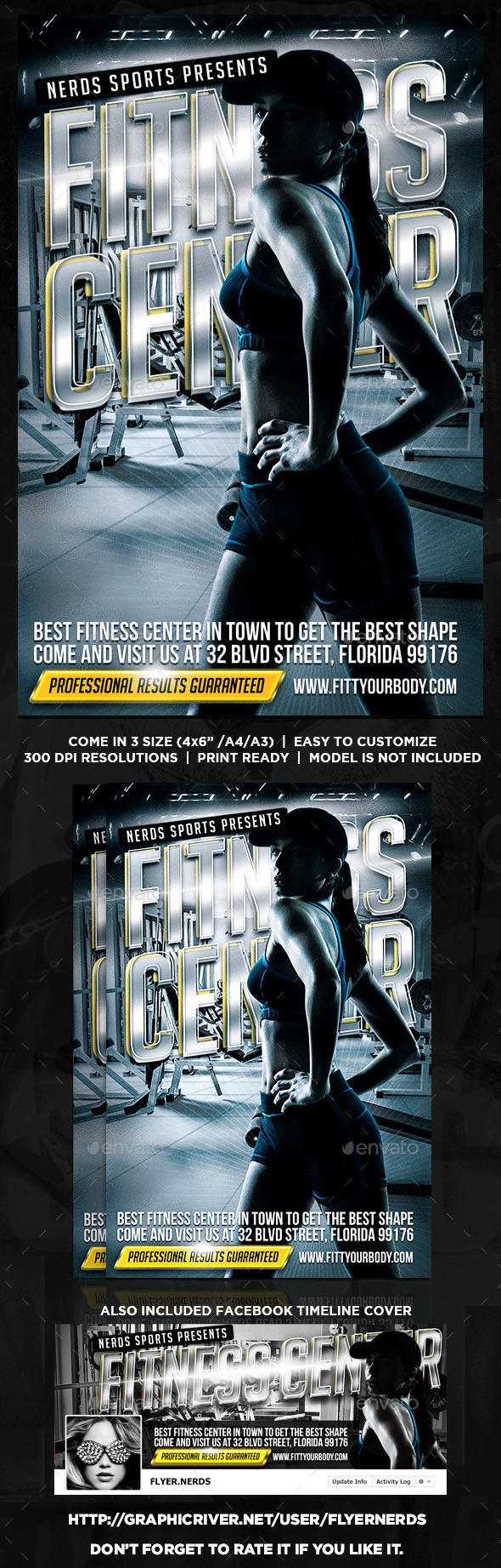 Fitness Center Flyer (Sports)