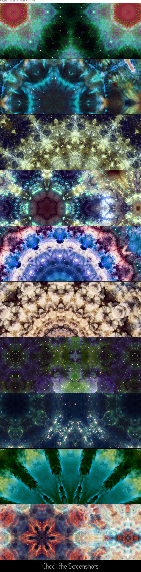 Psychedelic Kaleidoscope Pattens Psychedelic Kaleidoscope Pattens