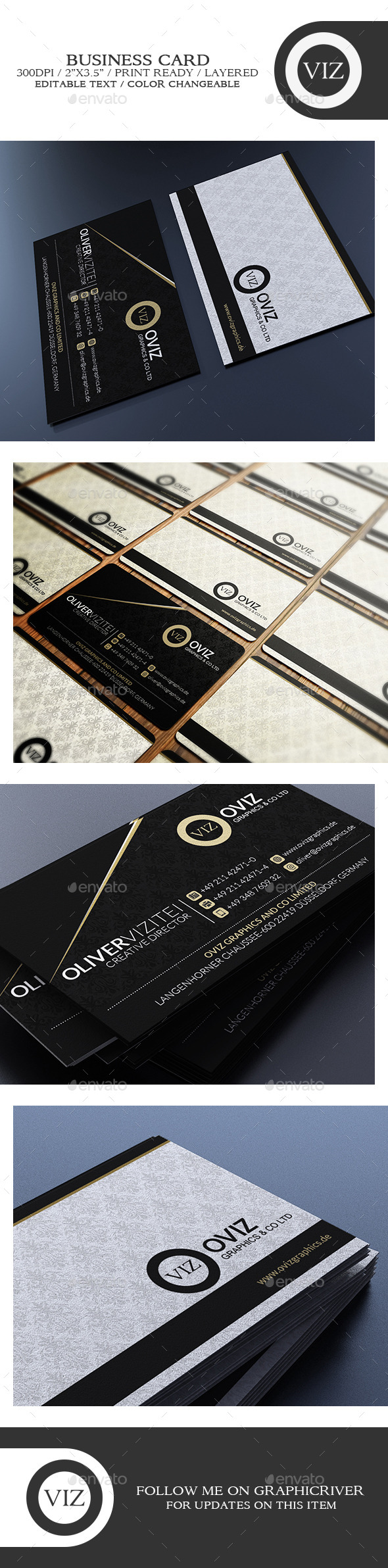 GraphicRiver Sleek Business Card 8791405 GraphicRiver Sleek Business Card 8791405