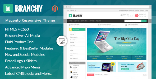 ThemeForest Branchy Magento Responsive Theme 8792115 ThemeForest Branchy Magento Responsive Theme 8792115