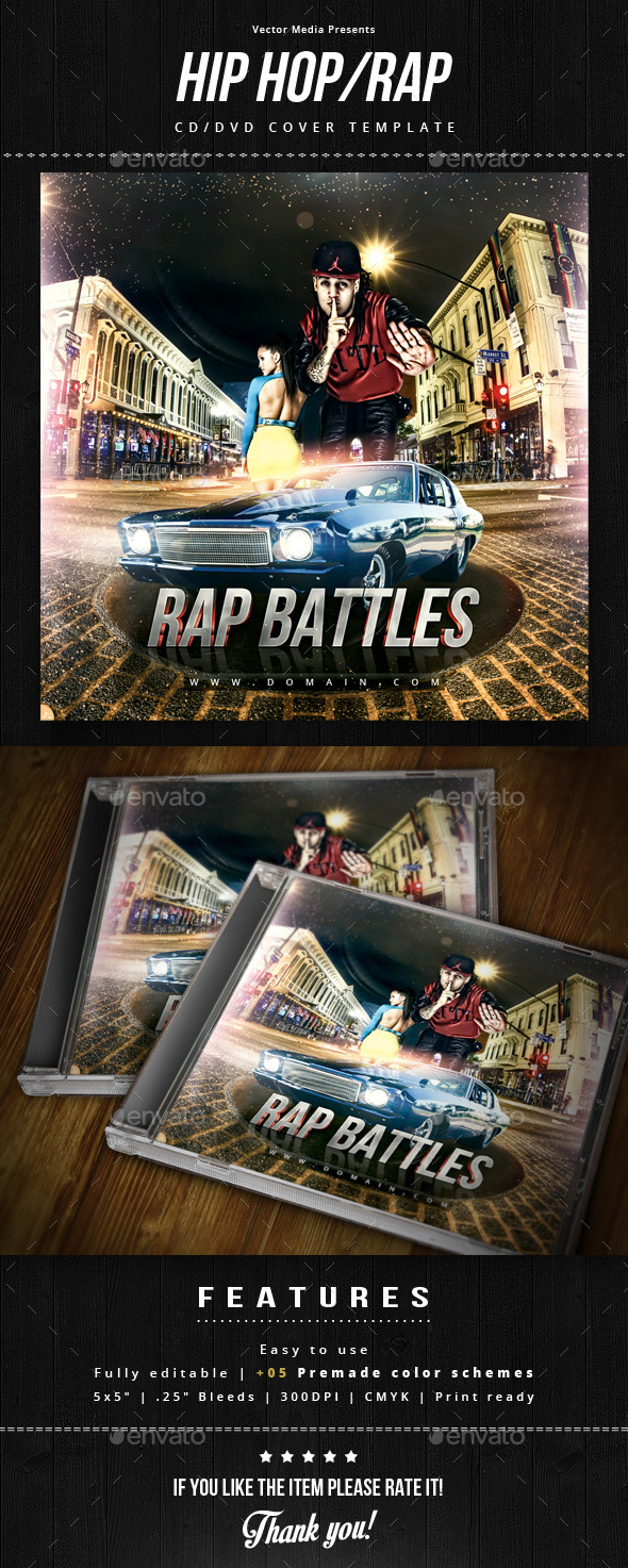 Hip Hop / Rap - Cd Cover (CD & DVD artwork)