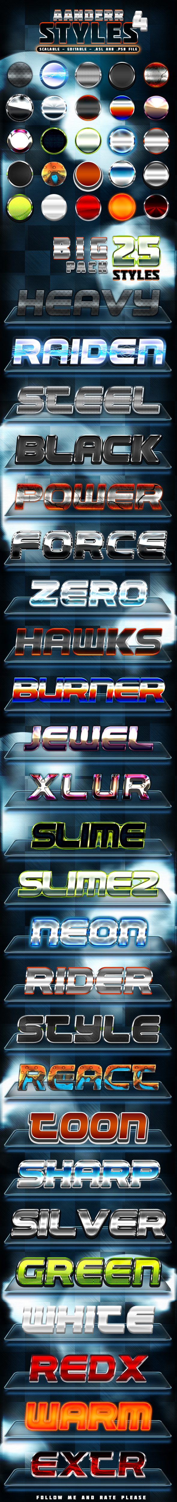 Aanderr Styles 4 Big Pack Aanderr Styles 4 Big Pack