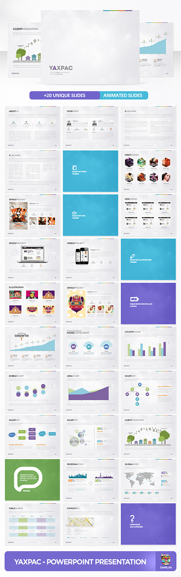 Yaxpac PowerPoint Presentation Template Yaxpac PowerPoint Presentation Template